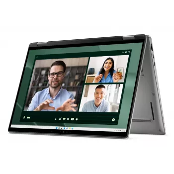 DELL Latitude 7450 2-in-1 Intel Core Ultra 7 165U Hybrid (2-in-1) 35.6 cm (14 colių) jutiklinis ekranas Full HD+ 16 GB LPDDR5x-SDRAM 512 GB SSD Wi-Fi 7 (802.11be) Windows 11 Pro germanų pilka