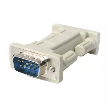 “StarTech.com” DB9 RS232 nuoseklusis nulinio modemo adapteris - M/M, DB-9, DB-9, baltas