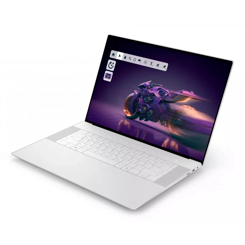 DELL 16 Premium DA16250 Intel Core Ultra 9 285H Nešiojamasis kompiuteris 41,4 cm (16,3 colio) Jutiklinis ekranas 4K Ultra HD 32 GB LPDDR5x-SDRAM 1 TB SSD NVIDIA GeForce RTX 5070 Wi-Fi 7 (802.11be) Windows 11 Pro Vokiška Platina