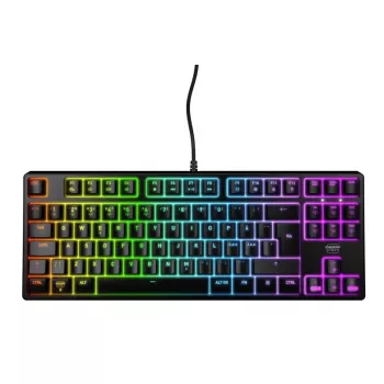 CHERRY XTRFY K4V2 RGB TKL klaviatūra, skirta žaidimams, USB, QWERTY, portugalų, juoda