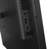 24 colių Lenovo ThinkVision T24-4v IPS LCD monitorius, 1920×1080 Full HD, 6 ms, 250 cd/m², įmontuoti garsiakalbiai, USB šakotuvas, VESA, reguliuojamas aukštis, juodas