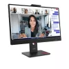24 colių Lenovo ThinkVision T24-4v IPS LCD monitorius, 1920×1080 Full HD, 6 ms, 250 cd/m², įmontuoti garsiakalbiai, USB šakotuvas, VESA, reguliuojamas aukštis, juodas