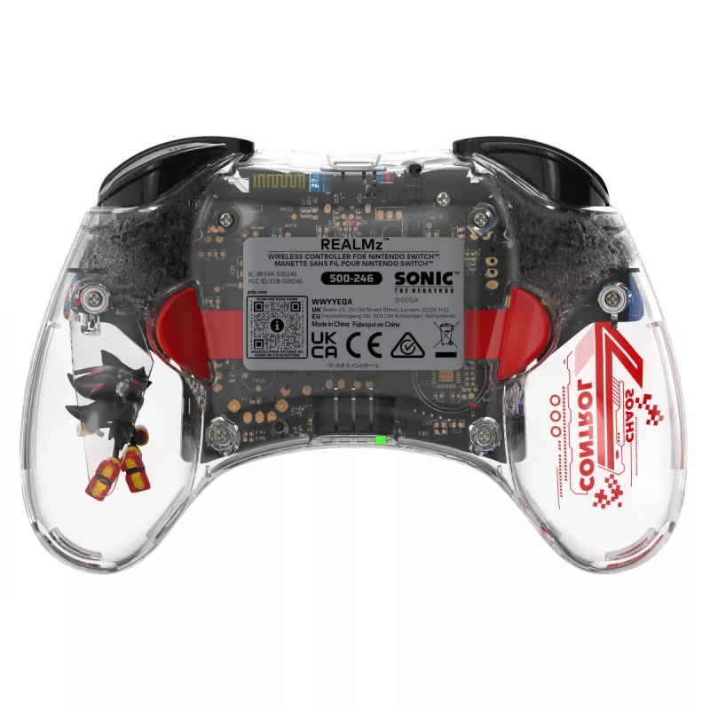 PDP Shadow Space Colony ARK REALMz kelių spalvų, skaidrus USB žaidimų pultas Nintendo Switch
