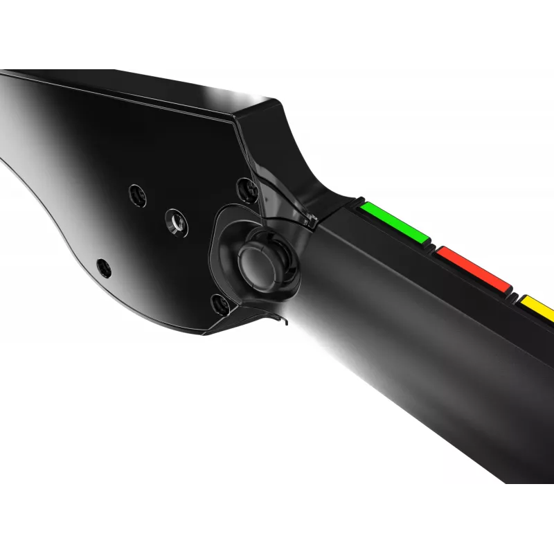 Gitaros valdiklis PDP Riffmaster juoda pilka belaidė PC PS4 PS5 36 val. baterija