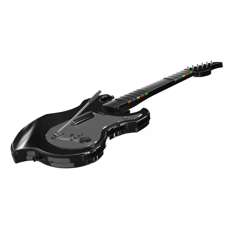 Gitaros valdiklis PDP Riffmaster juoda pilka belaidė PC PS4 PS5 36 val. baterija