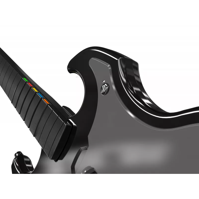 Gitaros valdiklis PDP Riffmaster juoda pilka belaidė PC PS4 PS5 36 val. baterija