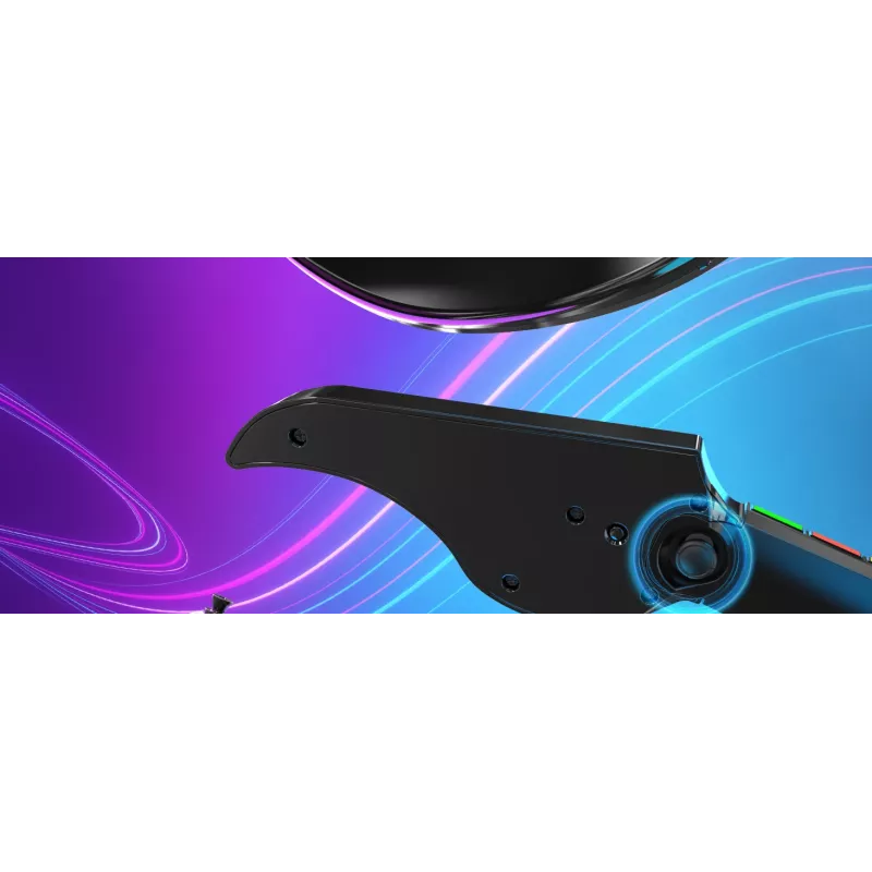 Gitaros valdiklis PDP Riffmaster juoda pilka belaidė PC PS4 PS5 36 val. baterija