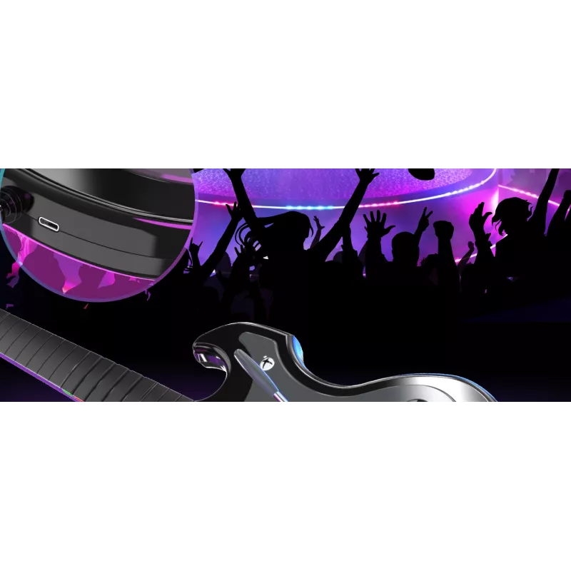 PDP Riffmaster juoda, pilka gitara Analoginė / Skaitmeninė PC, Xbox One, Xbox Series S, Xbox Series X