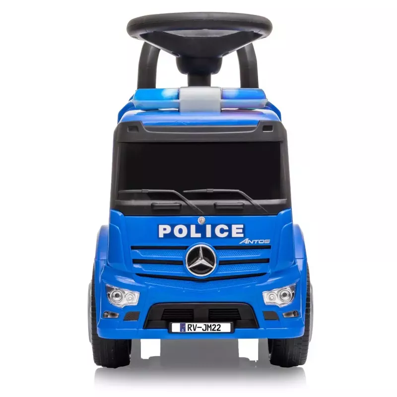 Važinėjama mašinėlė Jamara Mercedes-Benz Antos Police 4 ratai šviesos efektai