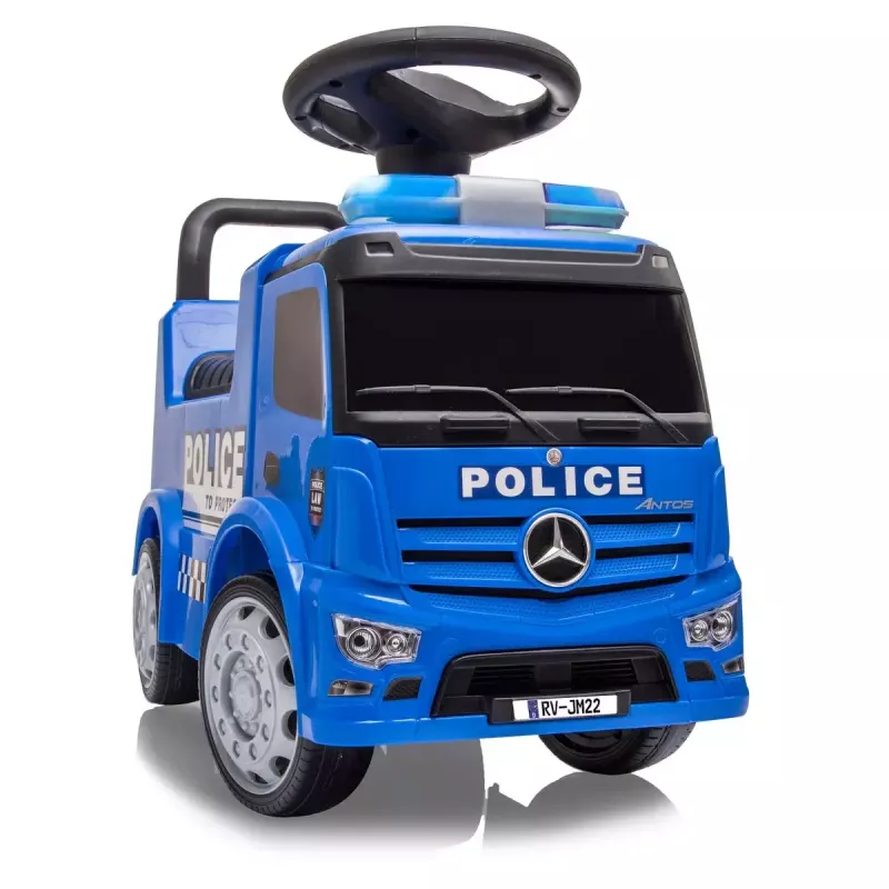 Važinėjama mašinėlė Jamara Mercedes-Benz Antos Police 4 ratai šviesos efektai