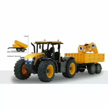 Traktorius Jamara JCB Fastrac 1:24 elektrinis variklis RC modelis vaikams