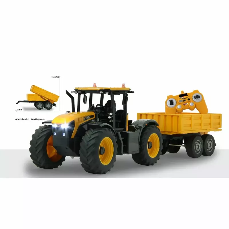 Traktorius Jamara JCB Fastrac 1:24 elektrinis variklis RC modelis vaikams