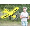 Lėktuvas Jamara Piper J3-CUB elektrinis variklis 150 mAh 106 g