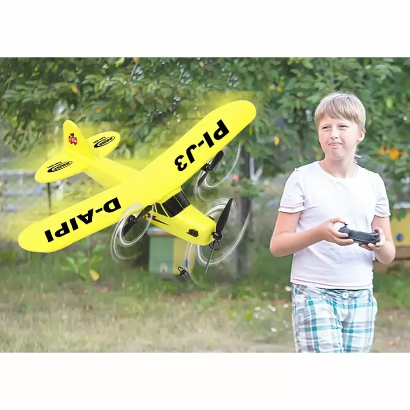 Lėktuvas Jamara Piper J3-CUB elektrinis variklis 150 mAh 106 g