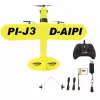 Lėktuvas Jamara Piper J3-CUB elektrinis variklis 150 mAh 106 g