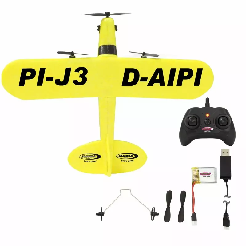 Lėktuvas Jamara Piper J3-CUB elektrinis variklis 150 mAh 106 g