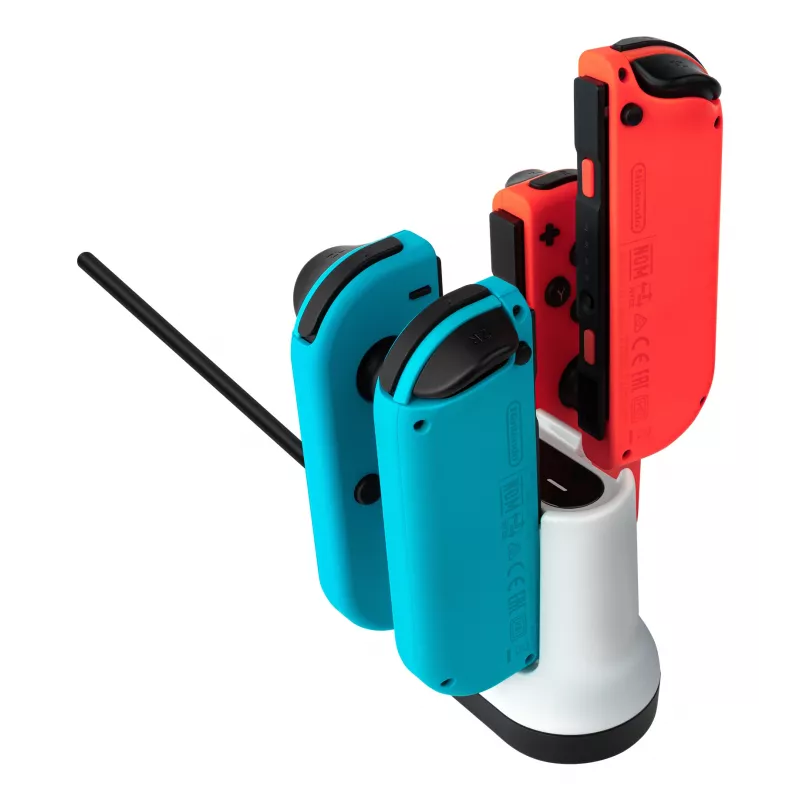 PDP Joy-Con įkrovimo stotelė, skirta naudoti patalpose, 1,524 m, balta
