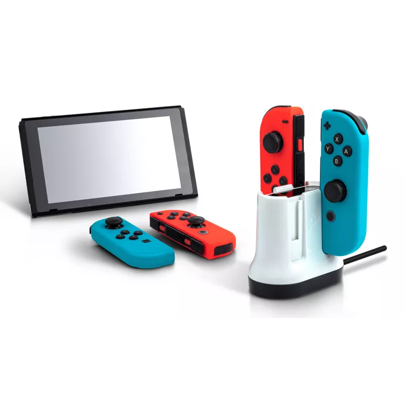 PDP Joy-Con įkrovimo stotelė, skirta naudoti patalpose, 1,524 m, balta
