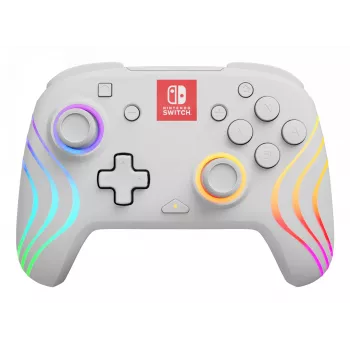 PDP Afterglow Wave baltas žaidimų pultas analoginis / skaitmeninis Nintendo Switch, Nintendo Switch OLED