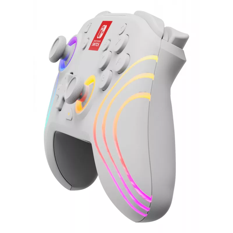 PDP Afterglow Wave baltas žaidimų pultas analoginis / skaitmeninis Nintendo Switch, Nintendo Switch OLED