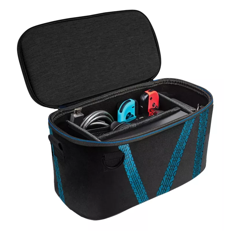 Kietas dėklas PDP Nintendo Switch Kart Drift Overnight Case GLOW Juoda Blue