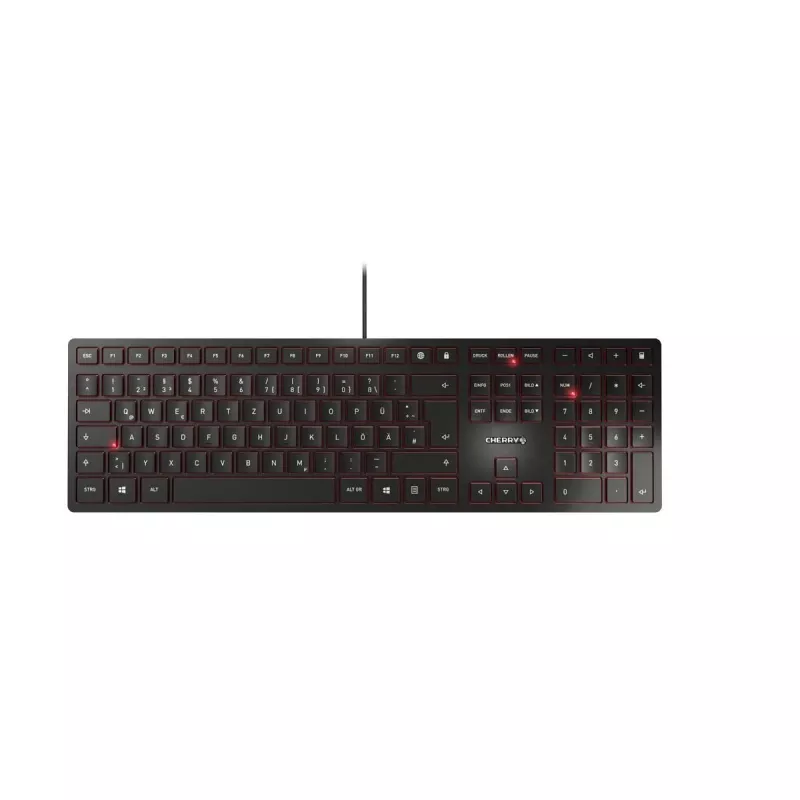 CHERRY KC 6000 plonas klaviatūra USB Nordic juoda