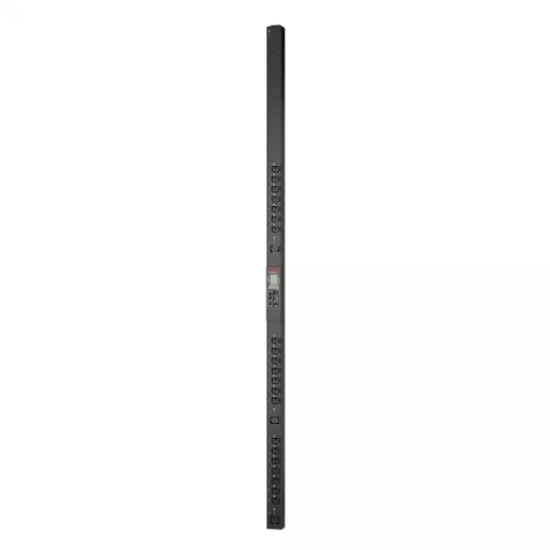 Maitinimo paskirstymo įrenginys APC NetShelter 9000 PDU 24 kintamosios srovės lizdai (C13/C15/C19/C21), NEMA L6-20P, 200–208 V, 20 A, vertikalus 0U, juodas