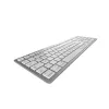 CHERRY KW 9100 plonas FOR MAC belaidė ir įkraunama klaviatūra, skirta „Mac“ naudotojams, vertinantiems dizainą <br> <p>CHERRY KW 9100 plonas FOR MAC. Klaviatūros stilius: tiesi. Ryšio technologija: laidinis ir belaidis, Įrenginio sąsaja: USB + Bluetooth, Klaviatūros išdėstymas: QWERTY, Klaviatūros klavišų skaičius: 111, Rekomenduojamas naudojimas: universali. Gaminio spalva: sidabrinė</p>