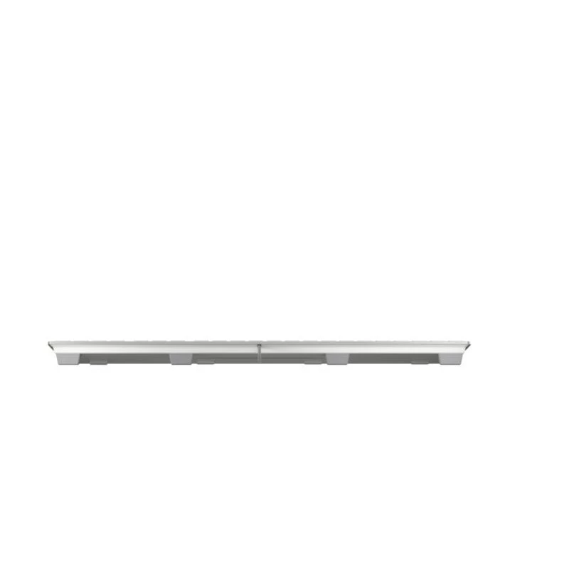 Laidinė Cherry KC 6000C for Mac klaviatūra — USB, QWERTY US English, žirkliniai jungikliai, 1,8 m laidas, sidabrinė