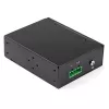 StarTech.com pramoninis optinio pluošto į eternetą medijos keitiklis - 10/100/1000 Mbps SFP į RJ45/Cat6 - vienmodis/daugiamodis optinis pluoštas į varinį gigabitinį tinklą - 12-56V DC - IP-30/ -40 iki +75°C