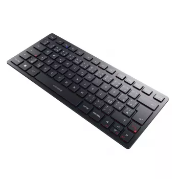 Belaidė ir laidinė klaviatūra Cherry KW 9200 MINI 75% QWERTZ čekų USB + RF + Bluetooth juoda