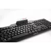 Laidinė Cherry KC 1000 SC pilno dydžio USB klaviatūra, QWERTZ išdėstymas, 109 klavišai, 1,8 m laidas, juoda