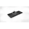 Laidinė Cherry KC 1000 SC pilno dydžio USB klaviatūra, QWERTZ išdėstymas, 109 klavišai, 1,8 m laidas, juoda