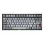 Mechaninė klaviatūra Cherry KW 300W MX 75% laidinė USB + Bluetooth QWERTY UK foninis apšvietimas juoda/vario/pilka