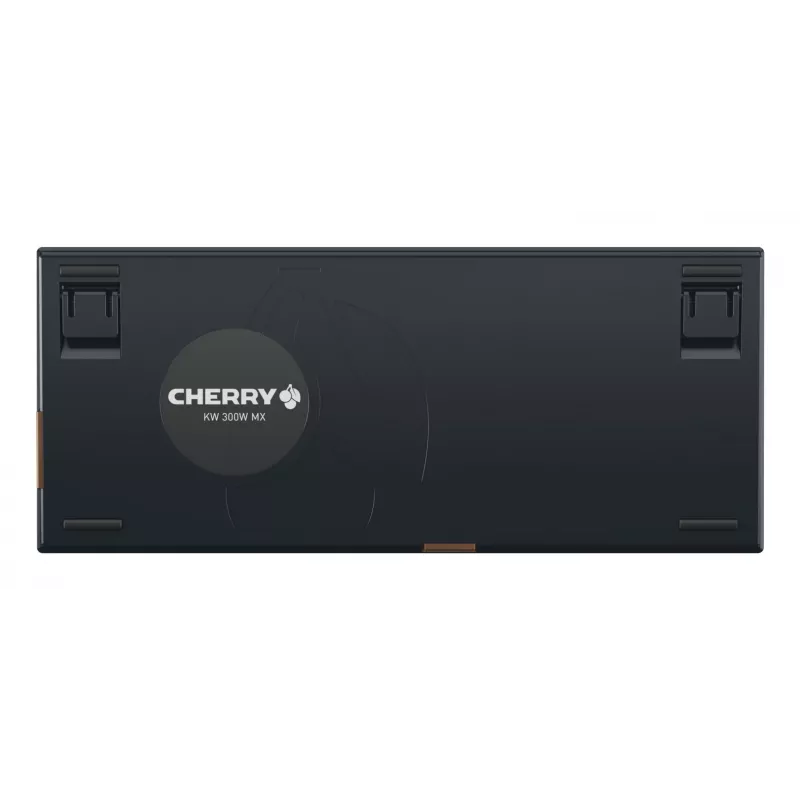 Mechaninė klaviatūra Cherry KW 300W MX 75% laidinė USB + Bluetooth QWERTY UK foninis apšvietimas juoda/vario/pilka