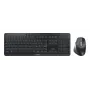 CHERRY Stream desktop ultimate klaviatūra Pelė įtraukta Namai/Biuras USB + RF belaidis + Bluetooth AZERTY prancūzų Juoda