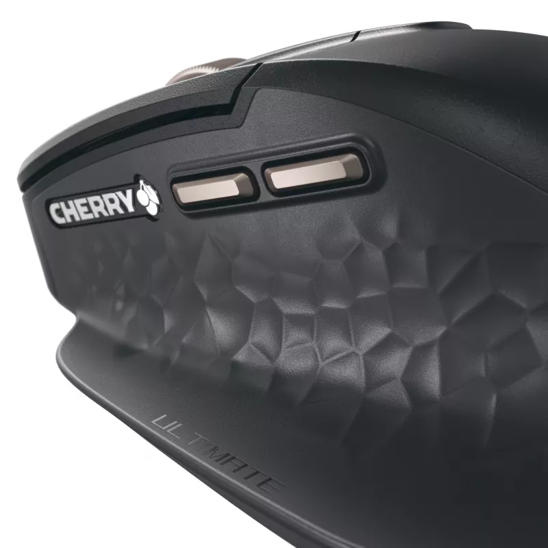 CHERRY Stream desktop ultimate klaviatūra Pelė įtraukta Namai/Biuras USB + RF belaidis + Bluetooth AZERTY prancūzų Juoda