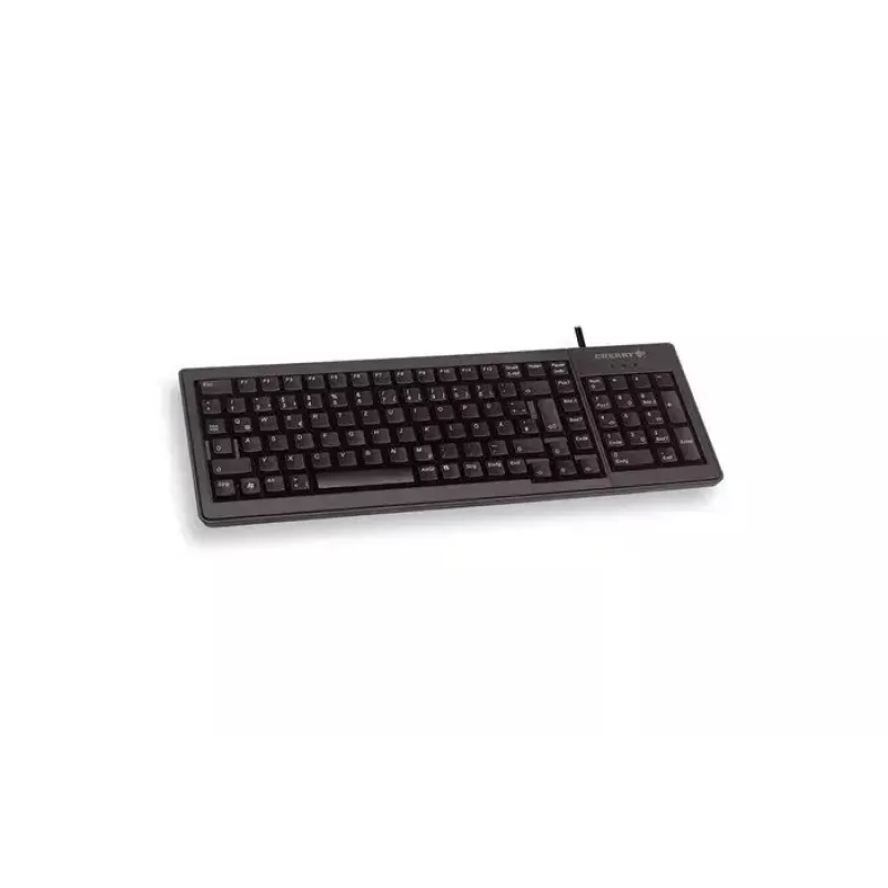CHERRY XS G84-5200 KOMPAKTIŠKA KLAVIATŪRA, laidinė, USB/PS2, juoda, (QWERTY – UK)