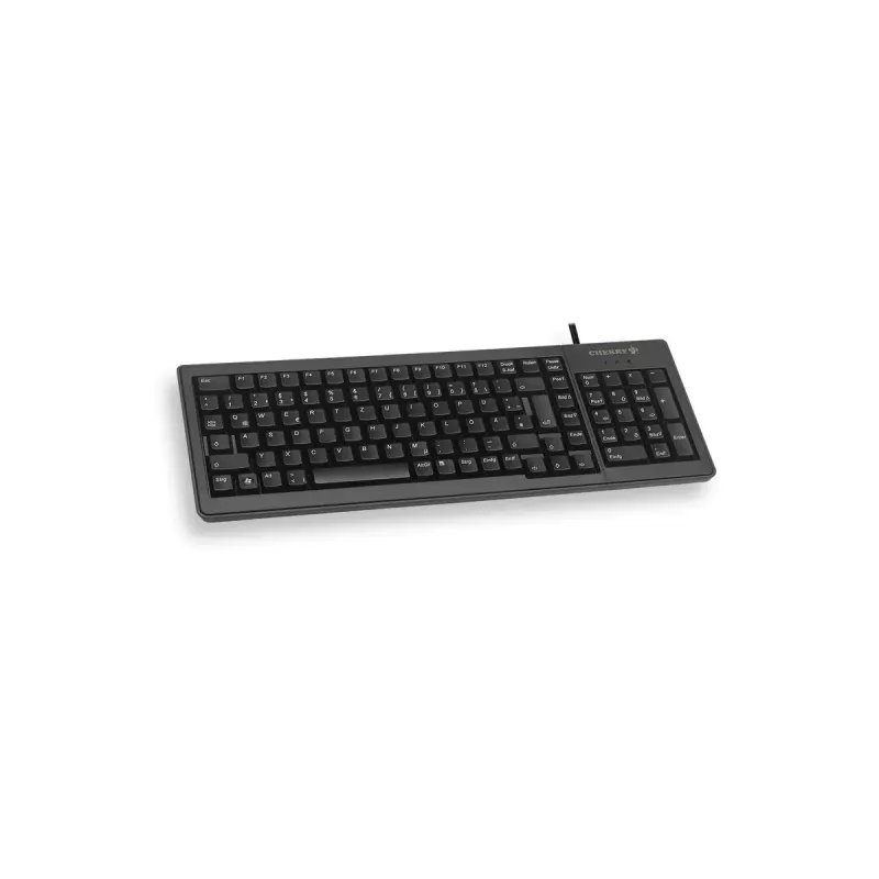 CHERRY XS G84-5200 KOMPAKTIŠKA KLAVIATŪRA, laidinė, USB/PS2, juoda, (QWERTY – UK)