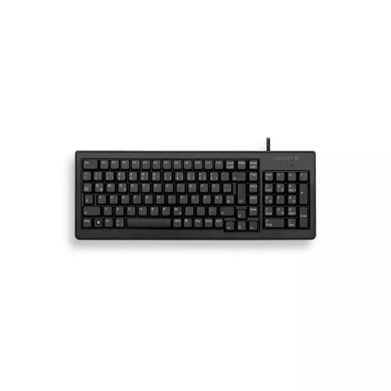 CHERRY XS G84-5200 KOMPAKTIŠKA KLAVIATŪRA, laidinė, USB/PS2, juoda, (QWERTY – UK)