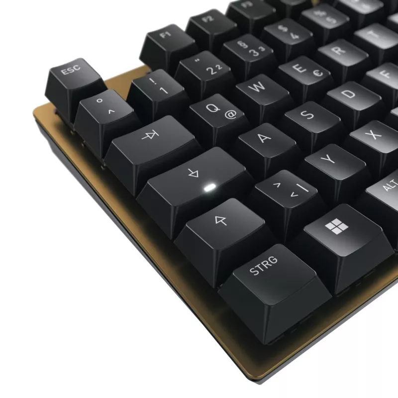 Mechaninė klaviatūra Cherry KC 200 MX USB QWERTY 108 klavišų juoda bronzinė