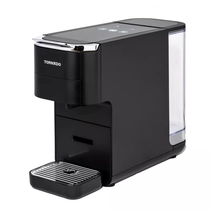 TORNADO TCM7042-GS | 5-in-1 Multi-Capsule Coffee Machine, Capsule coffee machine, 1.5 L, Coffee capsule, Ground coffee, 1350 W, Juoda