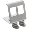 InLine Keystone montavimas ant DIN bėgelio, 2 prievadų, metalinis