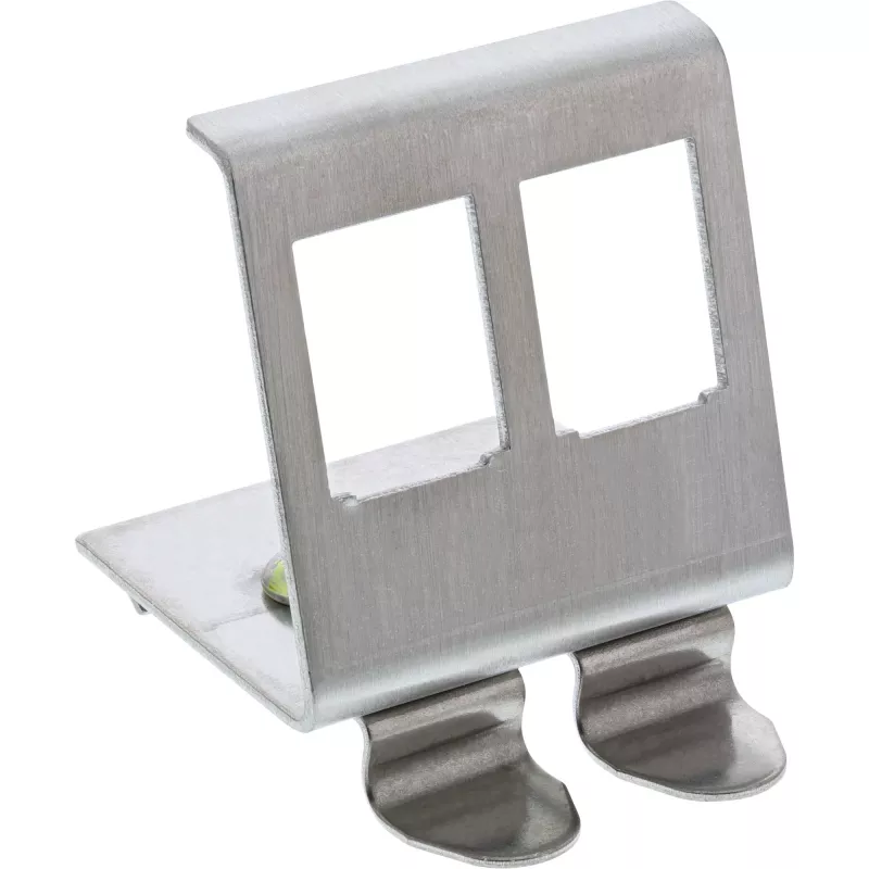 InLine Keystone montavimas ant DIN bėgelio, 2 prievadų, metalinis