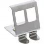 InLine Keystone montavimas ant DIN bėgelio, 2 prievadų, metalinis
