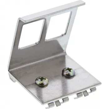 InLine Keystone montavimas ant DIN bėgelio, 2 prievadų, metalinis