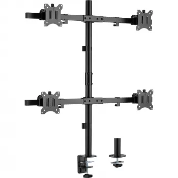 InLine stalinis laikiklis 4 televizorių / LED / TFT ekranų iki 81 cm 32 colių, maks. 9 kg