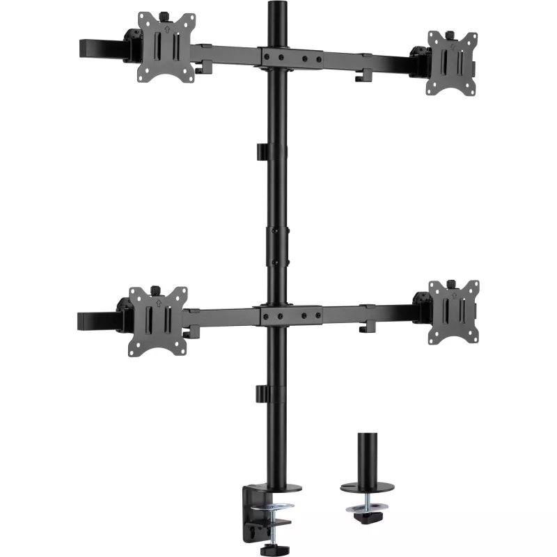 InLine stalinis laikiklis 4 televizorių / LED / TFT ekranų iki 81 cm 32 colių, maks. 9 kg
