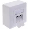 Kištukinis lizdas InLine 76842A 2 x RJ-45 baltas tinklo kabelis Cat 6a