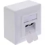 Kištukinis lizdas InLine 76842A 2 x RJ-45 baltas tinklo kabelis Cat 6a